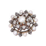 Belle Époque brooch with fine pearls and diamonds - photo 4