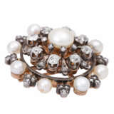 Belle Époque brooch with fine pearls and diamonds - photo 5