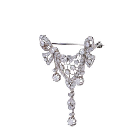 Belle Époque brooch/pendant with diamonds - photo 2