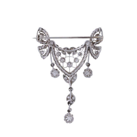 Belle Époque brooch/pendant with diamonds - photo 3