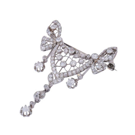 Belle Époque brooch/pendant with diamonds - Foto 4