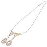 Art Deco necklace with old cut diamonds - Foto 3