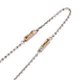 Art Deco necklace with old cut diamonds - фото 5