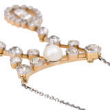Art Deco necklace with old cut diamonds - Foto 6