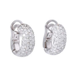 LEO PIZZO earrings with diamonds totaling approx. 2.1 ct,