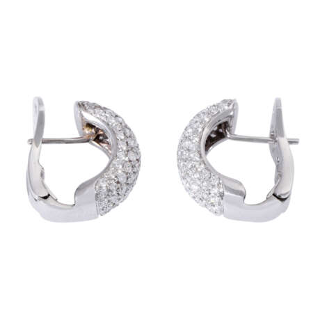 LEO PIZZO earrings with diamonds totaling approx. 2.1 ct, - Foto 2