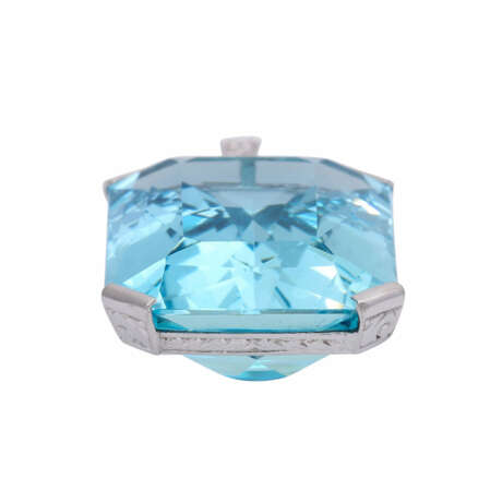 Art Deco pendant with fine aquamarine - photo 6