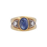 Ring with sapphire cabochon ca. 4,5 ct - Foto 2