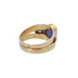 Ring with sapphire cabochon ca. 4,5 ct - Foto 3