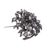 Historism brooch with diamonds total ca. 2,5 ct, - photo 3