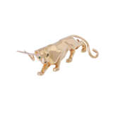 CARTIER brooch "Panther" with faceted emeralds, - Foto 3