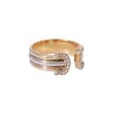 CARTIER Ring "C de Cartier" mit Brillanten zus. approx. 0.15 ct, - photo 1