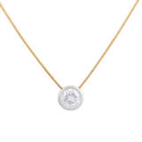 Solitaire pendant with diamond of approx. 1.78 ct, - photo 2