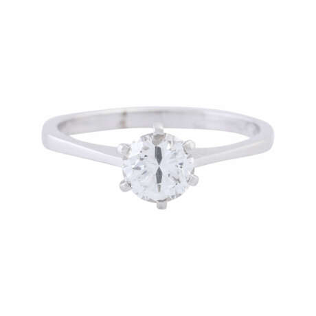 Solitaire ring with diamond of approx. 1.03 ct, - photo 2