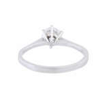 Solitaire ring with diamond of approx. 1.03 ct, - Foto 4