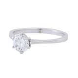 Solitaire ring with diamond of approx. 1.03 ct, - photo 5