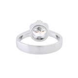 Solitaire ring with diamond of approx. 2.17 ct (hallmarked) - Foto 4