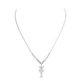 Necklace with diamonds total ca. 3,9 ct, - Foto 1