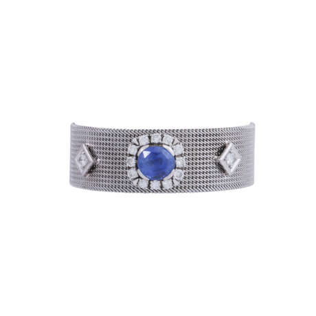 Bracelet with fine sapphire approx. 6.8 ct, - фото 1