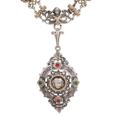 Historism necklace, - photo 2