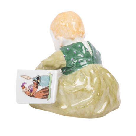 MEISSEN "Child with picture book" 20.c. - photo 3