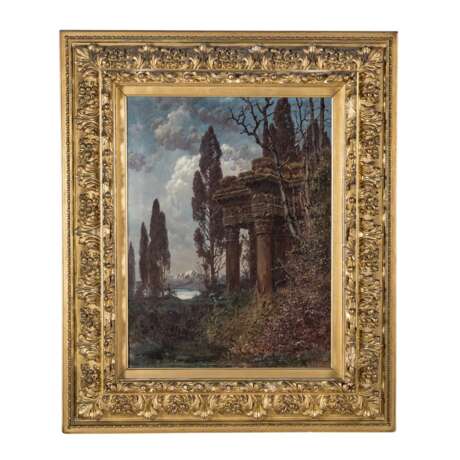 KNAB, FERDINAND (1834-1902) "Southern view with ruins of an ancient temple" 1885 - photo 4