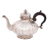 EDUARD WOLLENWEBER "Kettle on rechaud and teapot", early 20th c., 800s. Silver - фото 6