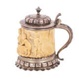 SCHLEISSNER & SÖHNE "Small lidded tankard" late 19th c. - photo 2