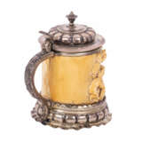 SCHLEISSNER & SÖHNE "Small lidded tankard" late 19th c. - Foto 3