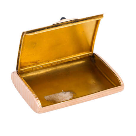 RUSSIA gold box with sapphire cabochon, - photo 2