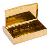 Solid gold box with finely engraved lid, - photo 2