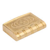 Solid gold box with finely engraved lid, - Foto 3