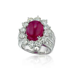 NO RESERVE - RUBY AND DIAMOND RING