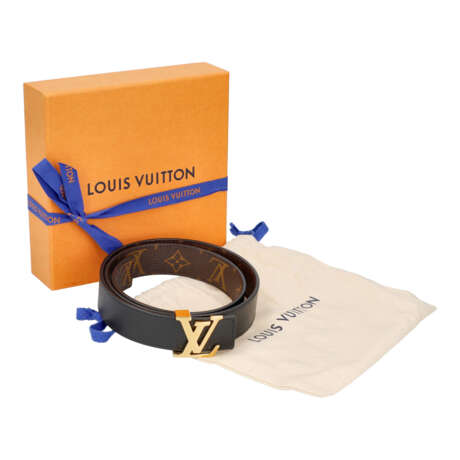 LOUIS VUITTON reversible belt "LV INITIALE 30 MM". - photo 3