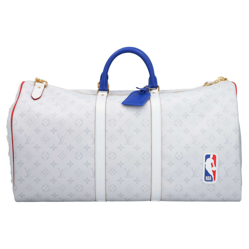 Louis Vuitton x NBA Monogram Canvas Basketball Keepall 55 Bag Antarctica