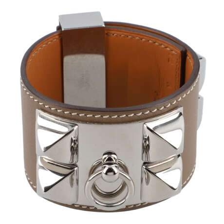HERMÈS bracelet "COLLIER DE CHIEN", size T2. - Foto 1