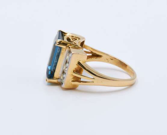 Topaz Diamond Ring - photo 2