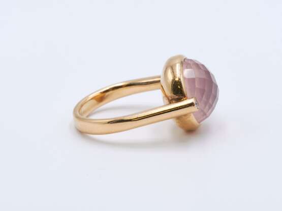 Rose Quartz Diamond Ring - photo 4