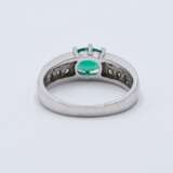 Mixed Lot: Emerald Diamond Ring and Emerald Diamond Bracelet - Foto 5