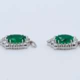2 Emerald Diamond Pendants - photo 2