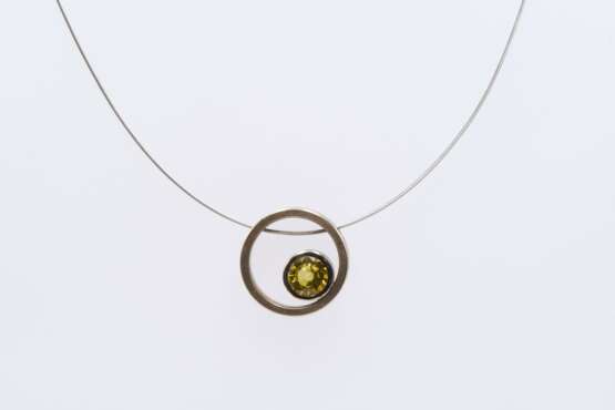 Sapphire Pendant Necklace - фото 1