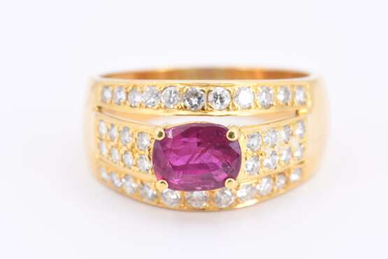 Ruby Diamond Ring - фото 2