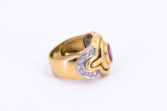 Corundum Diamond Ring - photo 4