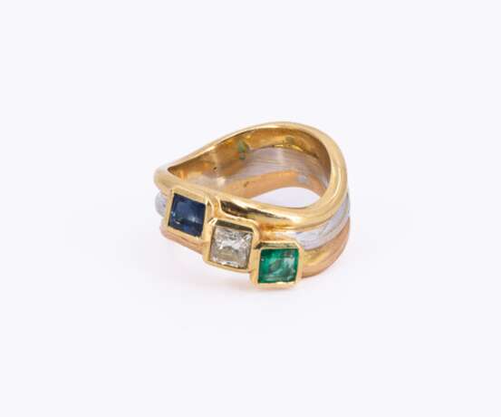 Gemstone Diamond Ring - фото 1