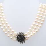 Gemstone Pearl Diamond Necklace - photo 2