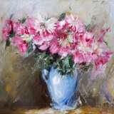Flowers in a vase Canvas on the subframe Oil on canvas цветы в вазе Slovakia 2022 - photo 1