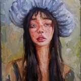 Girl in a beret Canvas on the subframe Oil on canvas Slovakia 2023 - photo 1