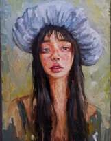Girl in a beret Girl in a beret