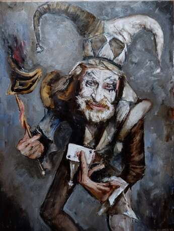 Joker Canvas on the subframe Oil on canvas Slovakia 2022 - photo 1