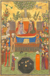 BAYSUNGHUR IN THE GUISE OF SOLOMON WITH THE QUEEN OF SHEBA
